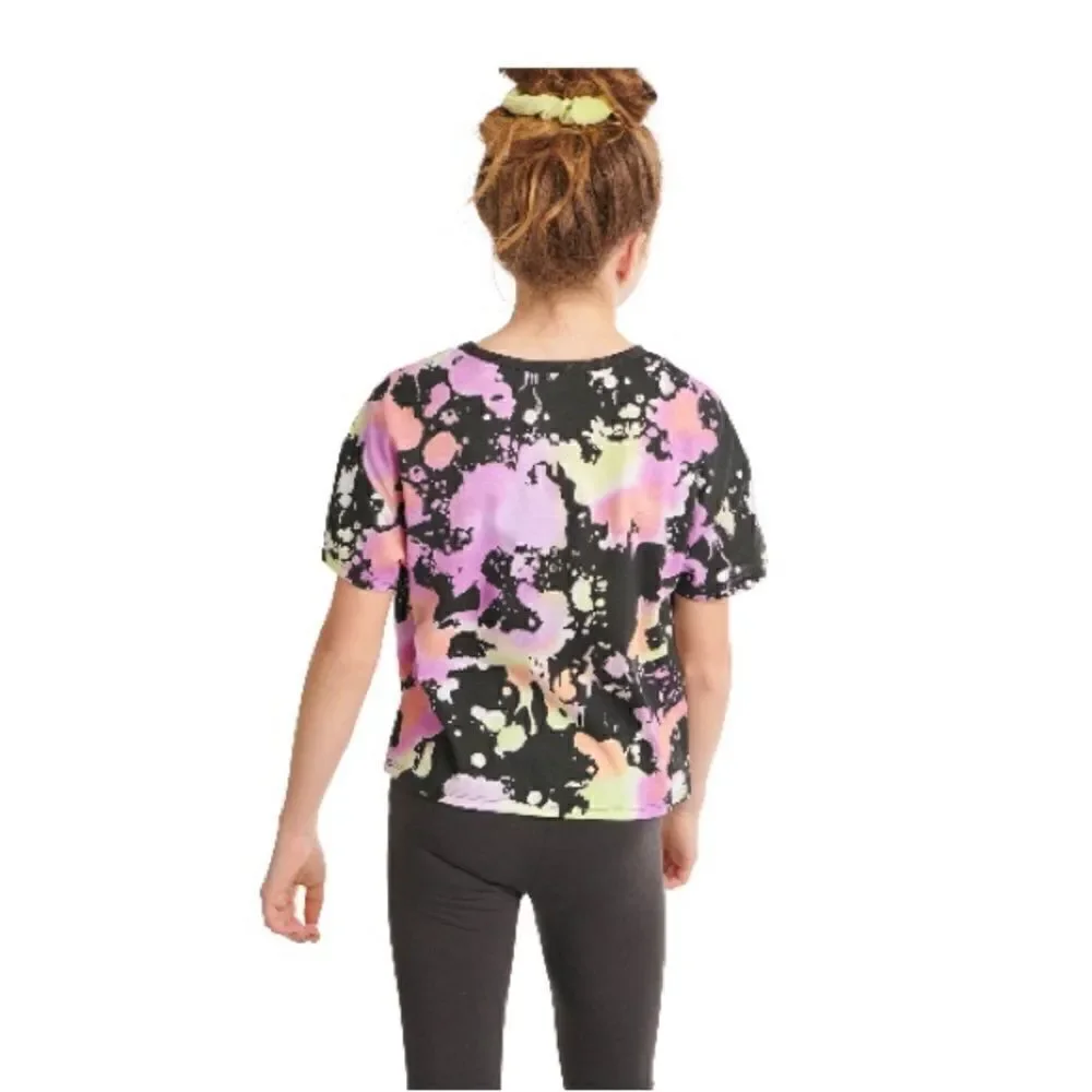 JUSTICE GIRLS SHORT SLEEVE Tie Dye Tee T-Shirts 2-Pack Size M 10